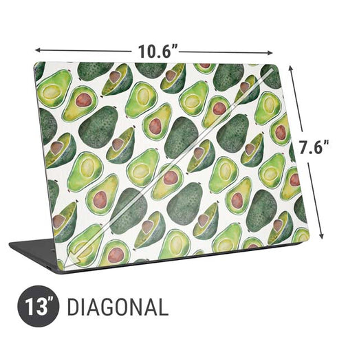Cat Coq Avocados Universal Laptop 13in (10.6 x 7.6in) Skin